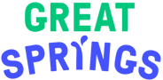 Great Springs Logo Green Blue Footer